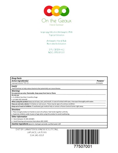 Label (Isopropanol75 Hand Rub Copy Page 001)